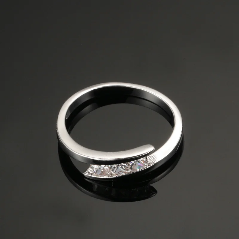 DODO 925 пробы серебро Винтаж AAA циркония очаровательные кольца для женщин нежная Свадьба Помолвка вечерние Anel ювелирные изделия DD215