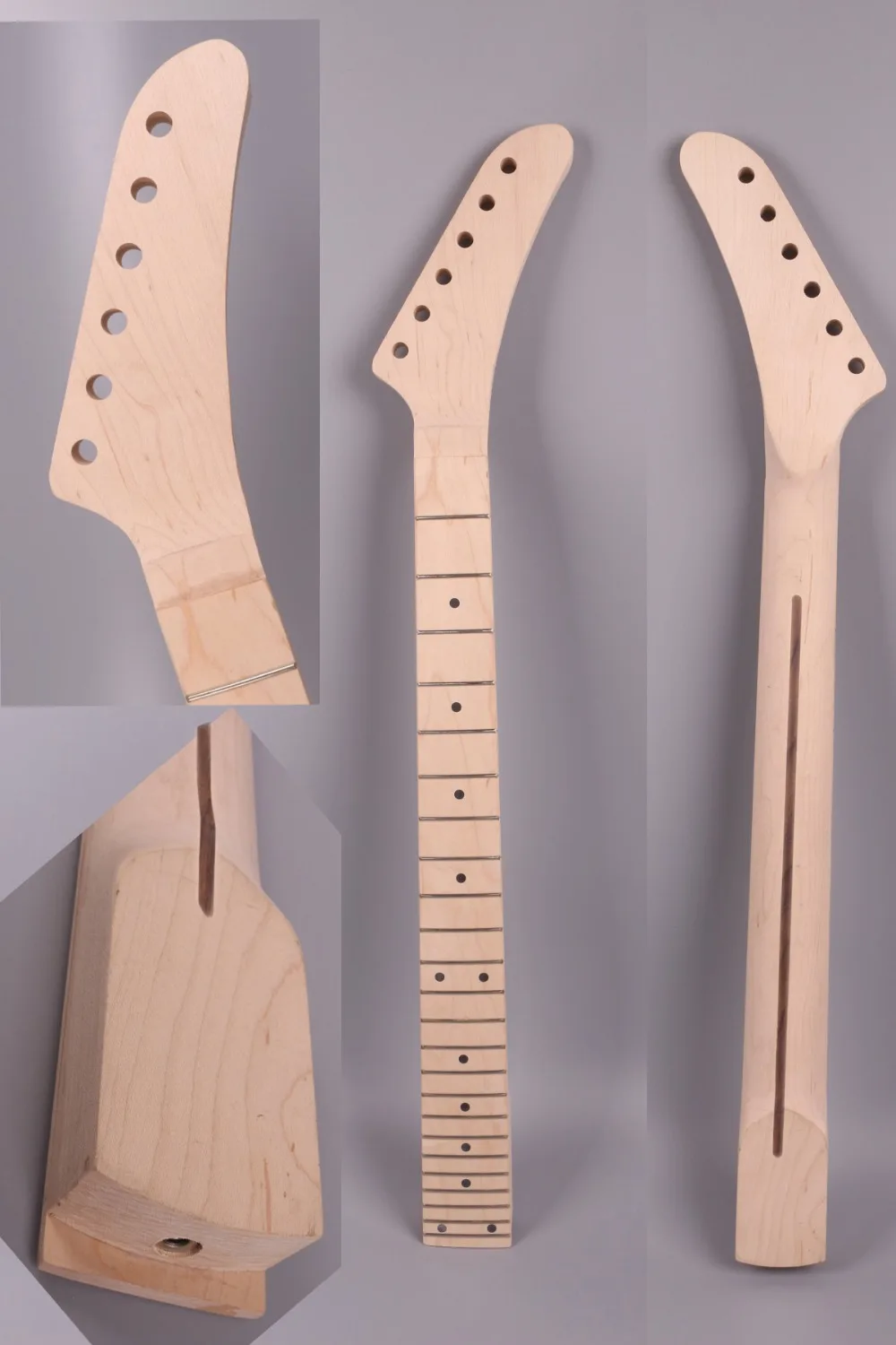 Yinfente Babana electric guitar neck replacement 24 fret Maple