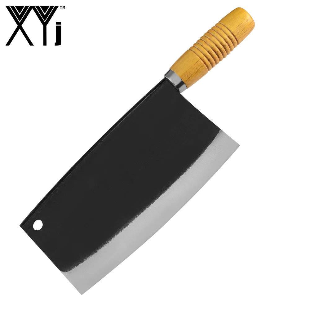 XYY Kitchenlife 黄色木柄8寸砍骨