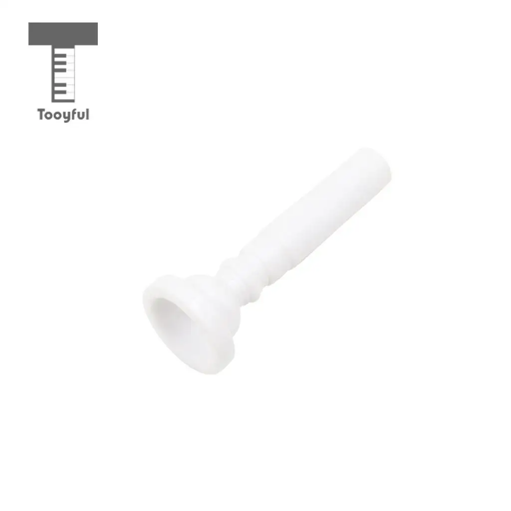 Черный/белый пластмассовый мундштук для трубных аксессуаров