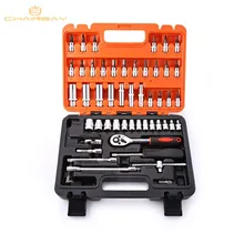 53pcs Automobile Motorcycle Car Repair Tool Box Precision Ratchet Wrench Set Sleeve Universal Joint Hardware Tool