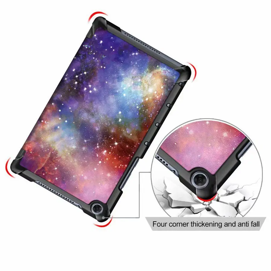 Slim Flip PU Leather Case For Huawei MediaPad M5 lite 8 JDN2-W09/AL00 8.0 inch smart cover for huawei m5 lite 8 Case+film+pen