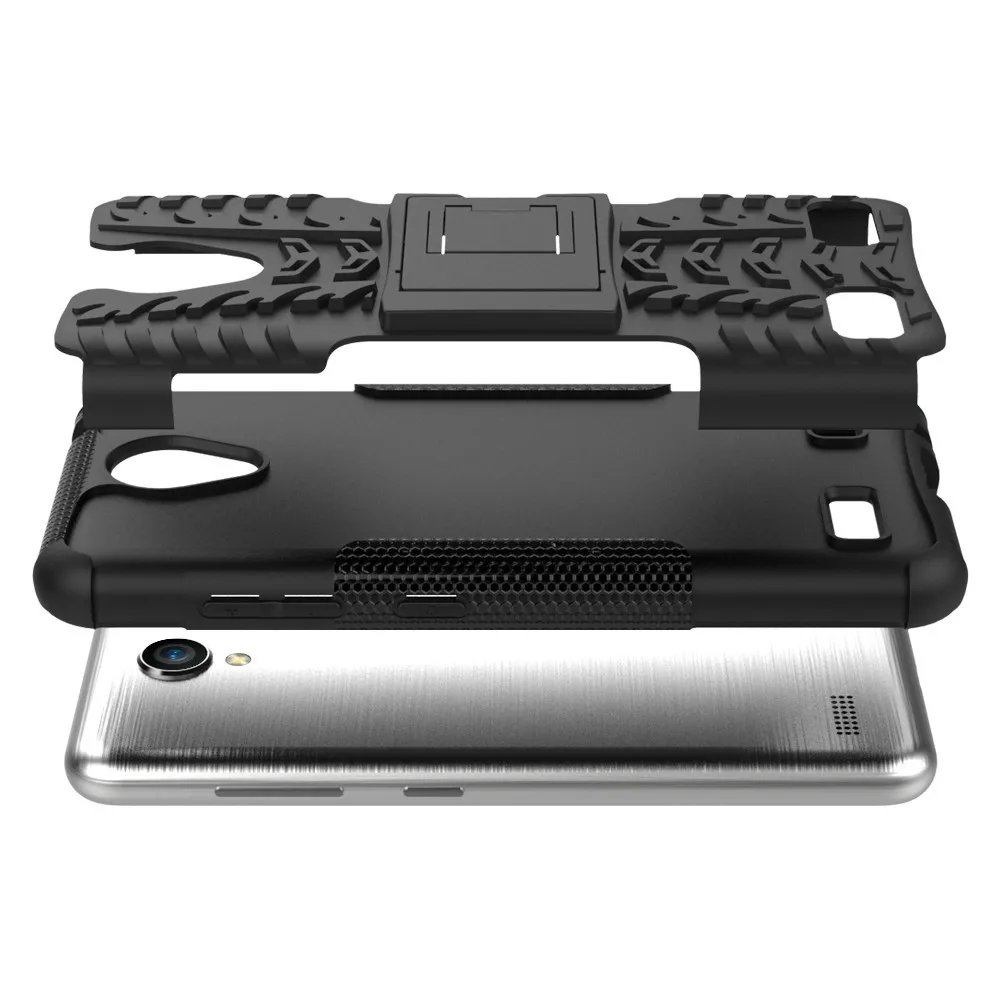 Для zte Blade A510 A520 Чехол Жесткий Бампер Силиконовые двойная степень защиты чехол-подставка держатель жесткого Coque для zte L5 V8 L110 V7 Lite V6 плюс A2