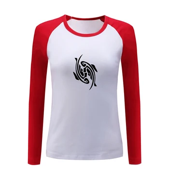 

Constellation Pisces Tribal Cancer Capricorn Aries Feature Tattoo Symbol Records Design Women's Lady Print T-Shirt Graphic Tee