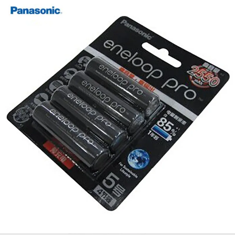 4X Panasonic pro Высокая емкость AA 2550mAh+ 4X Panasonic pro Высокая емкость AAA 1,2 V 950mAh