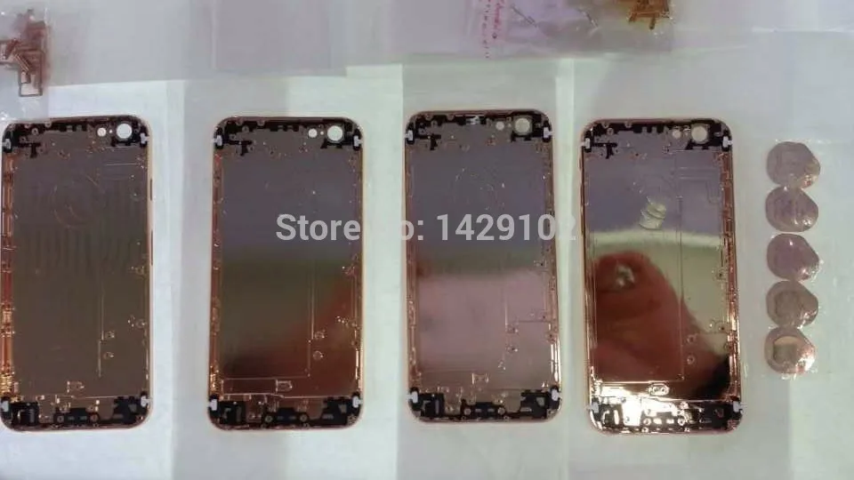 24ct Золотой корпус для iphone6 настоящая позолоченная задняя крышка корпус