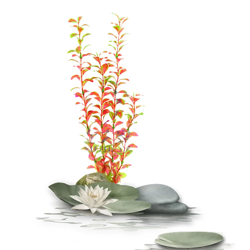 CA02 40 см аквариум для аквариума озеленение поддельная водная трава Рыбная чаша водная имитация цветок трава Террариум пластиковое украшение J2