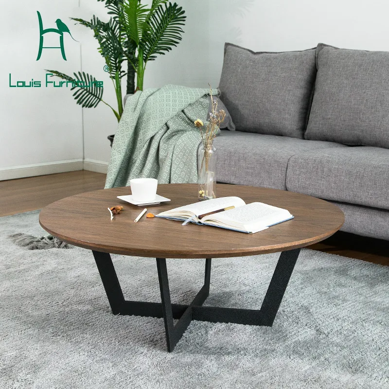 

Louis Fashion Coffee Table Modern Minimalist Metal Small Apartment Designer Furniture Originality Individuality Function Iron