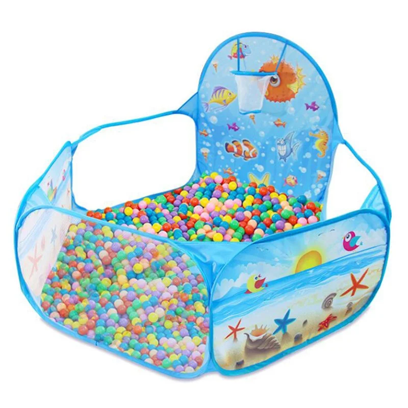 amazing  New Toys Tent Ocean Series Cartoon Game Ball Pits Portable Pool Foldable Children Outdoor Sports Ed