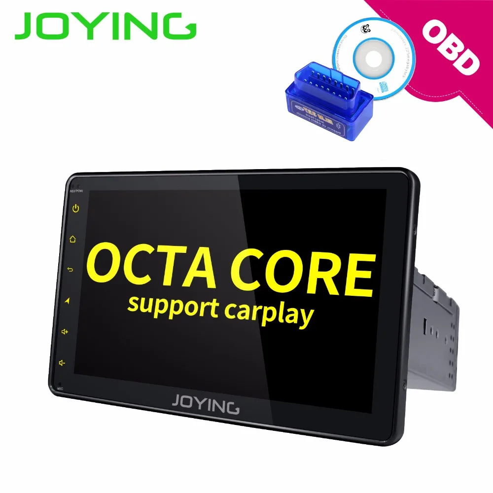 

JOYING 1 DIN 8'' INCH Android autoradio universal GPS head unit 2GB RAM 8 core stereo support carplay and android auto with OBD2