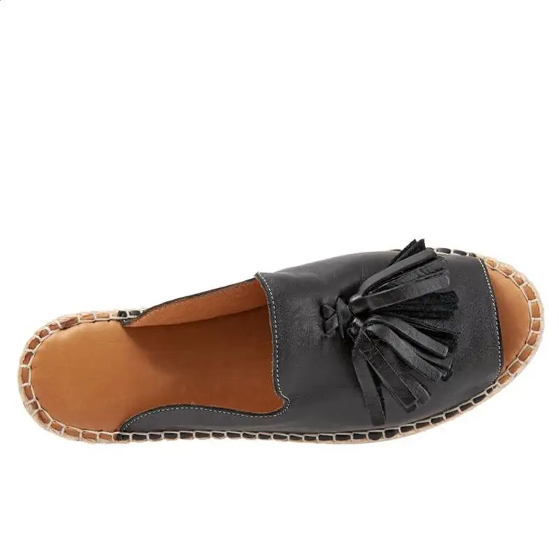 MoneRffi/женские летние пляжные тапочки; удобные женские повседневные льняные тапочки с кисточками; домашние тапочки; Уличная обувь размера плюс