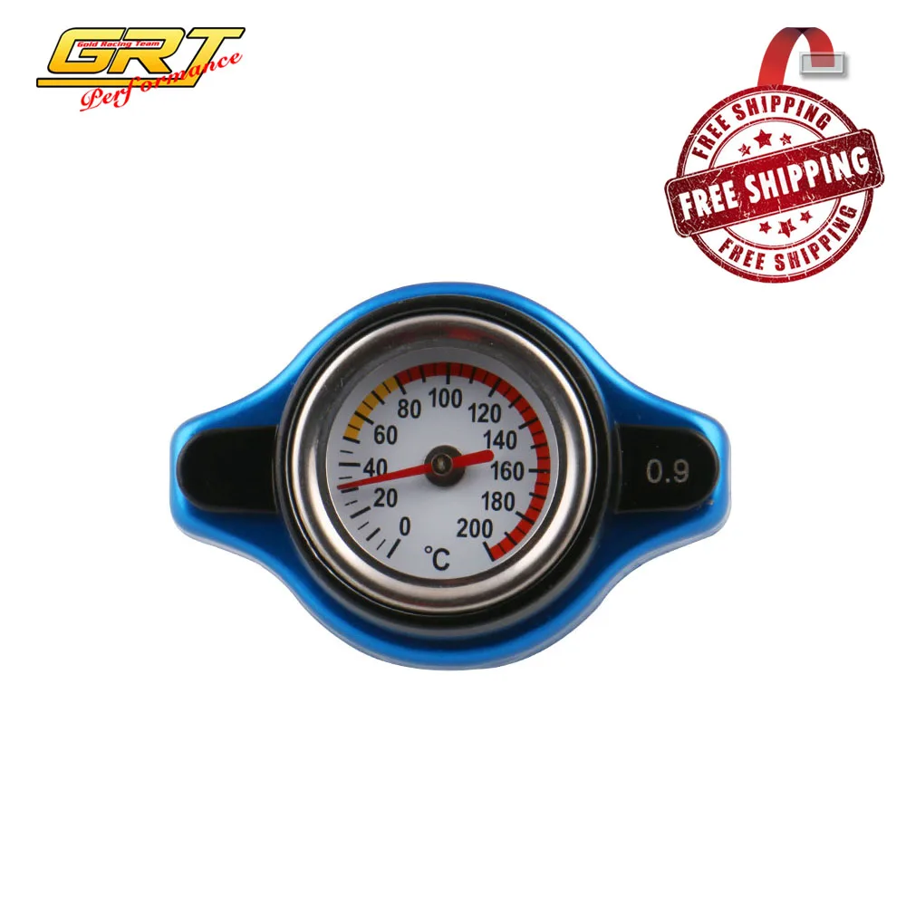 

Free Shipping Temperature Gauge with Utility safe 0.9 and 1.1 and 1.3 bar Thermo Radiator Cap Tank Cover
