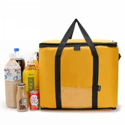 42L сумка для автомобиля сумка для льда Пикник большая сумка-холодильник Желтый Прохладный термо-сумка ThermaBag холодильник термо болюс