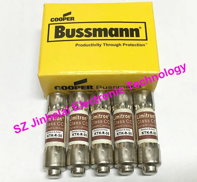 Original Bussmann Klm-10 KLM 10 Amp 600 VAC Fast-acting Fuses