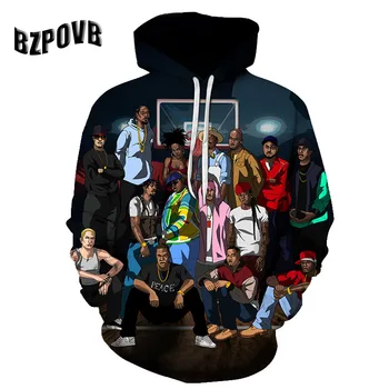 

Men Hip hop jacket with hat Sweatshirt Suitable for men and women Sweatshirt 2019 New 3D Men avatar Art Print Hooded Sweatshirt