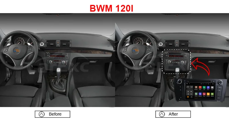 Cheap Android 9.0 Quad Core Car DVD Player For BMW E81/E82/E88 1 Series With Canbus GPS Wifi   Bluetooth Radio 0