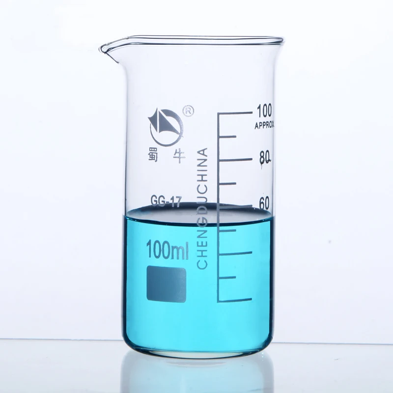 

50-1000ml Borosilicate Graduated Glass Beaker in tall form glass measure cup Laboratory Equipment