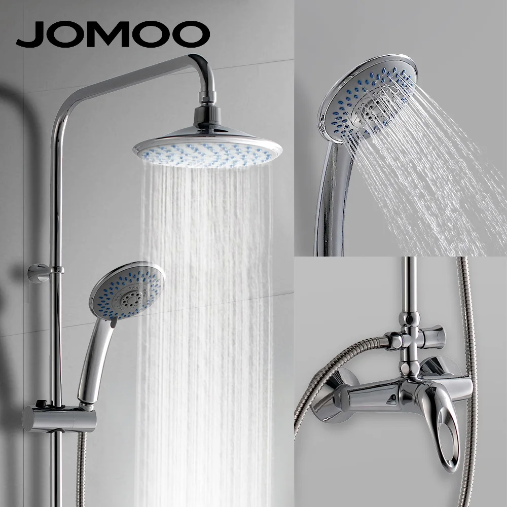 Buy JOMOO Shower Faucets set rainfall waterfall spray