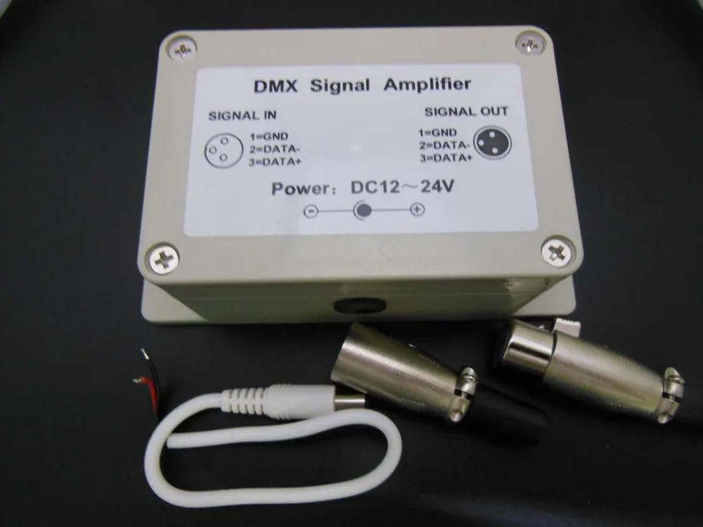 

DC12V DMX signal Amplifier for LED RGB DMX controller