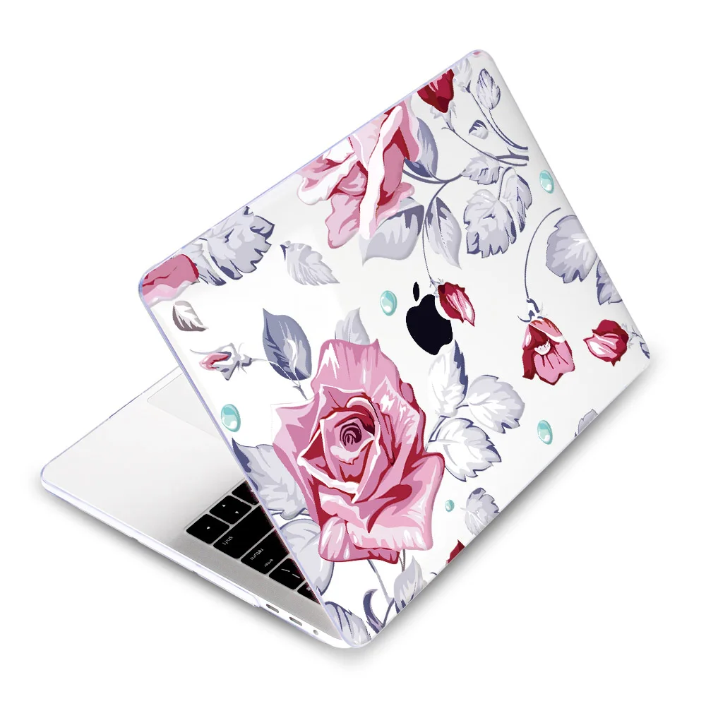 Чехол для ноутбука Redlai с цветочным принтом для Apple Macbook Air, 13,3 дюймов, Pro, 15,4 дюймов, retina, 12 дюймов, новинка, для Macbook, 16 дюймов - Цвет: A007