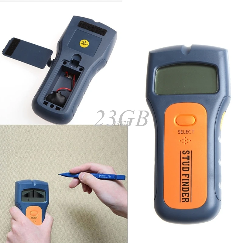 

2017 Multi Stud Scanner Live Wire Cable Wood Metal Wall Detector Finder AC Hot 3 in 1 MAY09_25