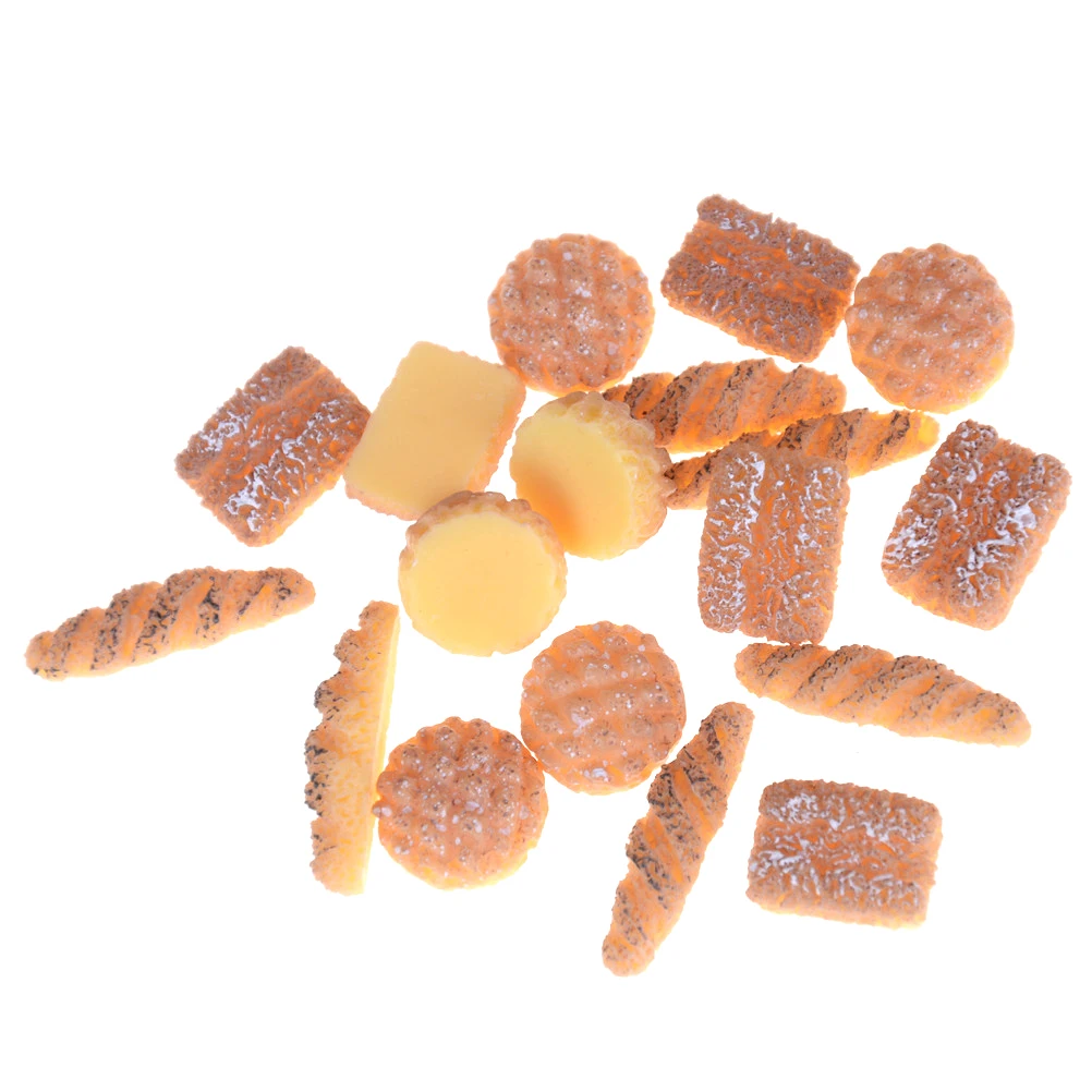 

6PCS/lot Mini Artificial Bread 1:12 Dolls House Miniature Bakery Bread For Kitchen FoodItems Scale Dolls Accessories