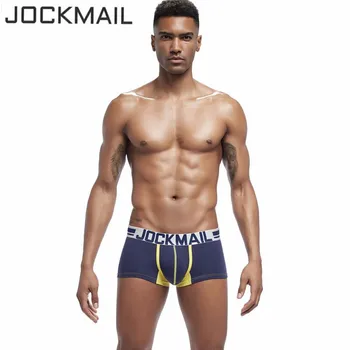 

JOCKMAIL Brand Men Boxer Breathable Boxershorts Male Underpants Sexy Panties Cotton