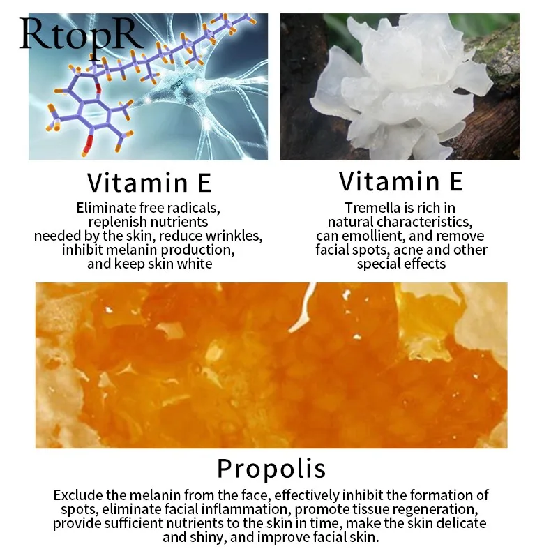 Propolis Repair Осветляющий очищающий Сужающий поры устраняет лечение от прыщей, отбеливание акне Remaval Cream