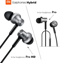 Original Xiaomi font b Earphone b font Mi Earbuds Hybrid Pro HD Headset With Microphone