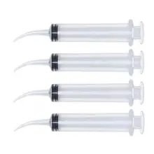 Monoject Тип утилита оросительные шприцы изогнутый кончик размер 12cc Количество 4 шт