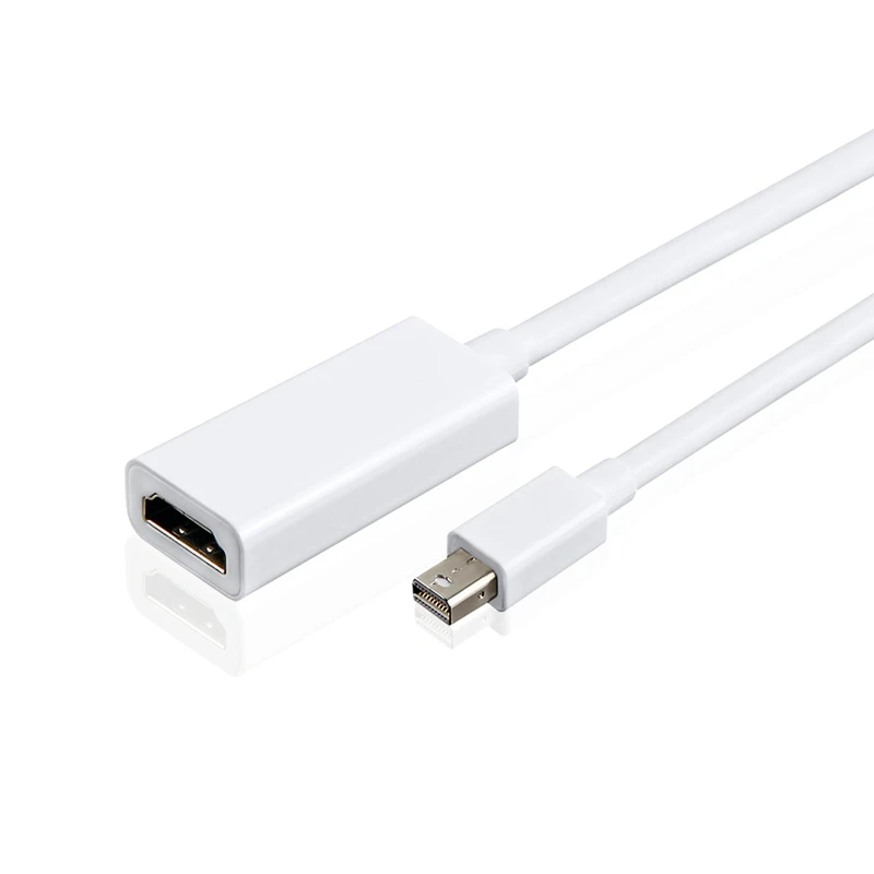 Мини дисплей порт к HDMI кабель адаптер мини дисплей порт DP конвертер Thunderbolt Высокое качество для Apple Macbook Pro Air