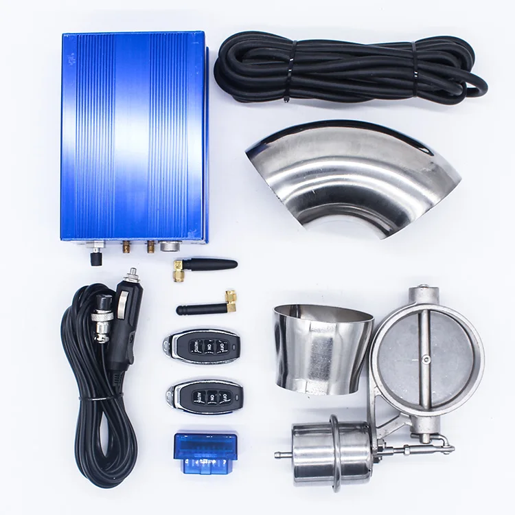 

Exhaust Cutout Valve 3.0" Variable Vacuum Exhaust Valve Kit Control By Pedal Vacuum Pump Cutout Pipe Valve Automobile Accessory