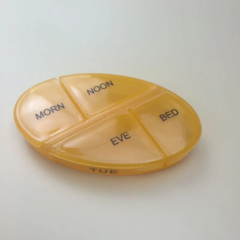 7 Layer Weekly Pill Box 7 Days Travel Portable Pill Case Mini Vitamin Box 4 Grid Drug Storage Medicine Container Tablet Splitter