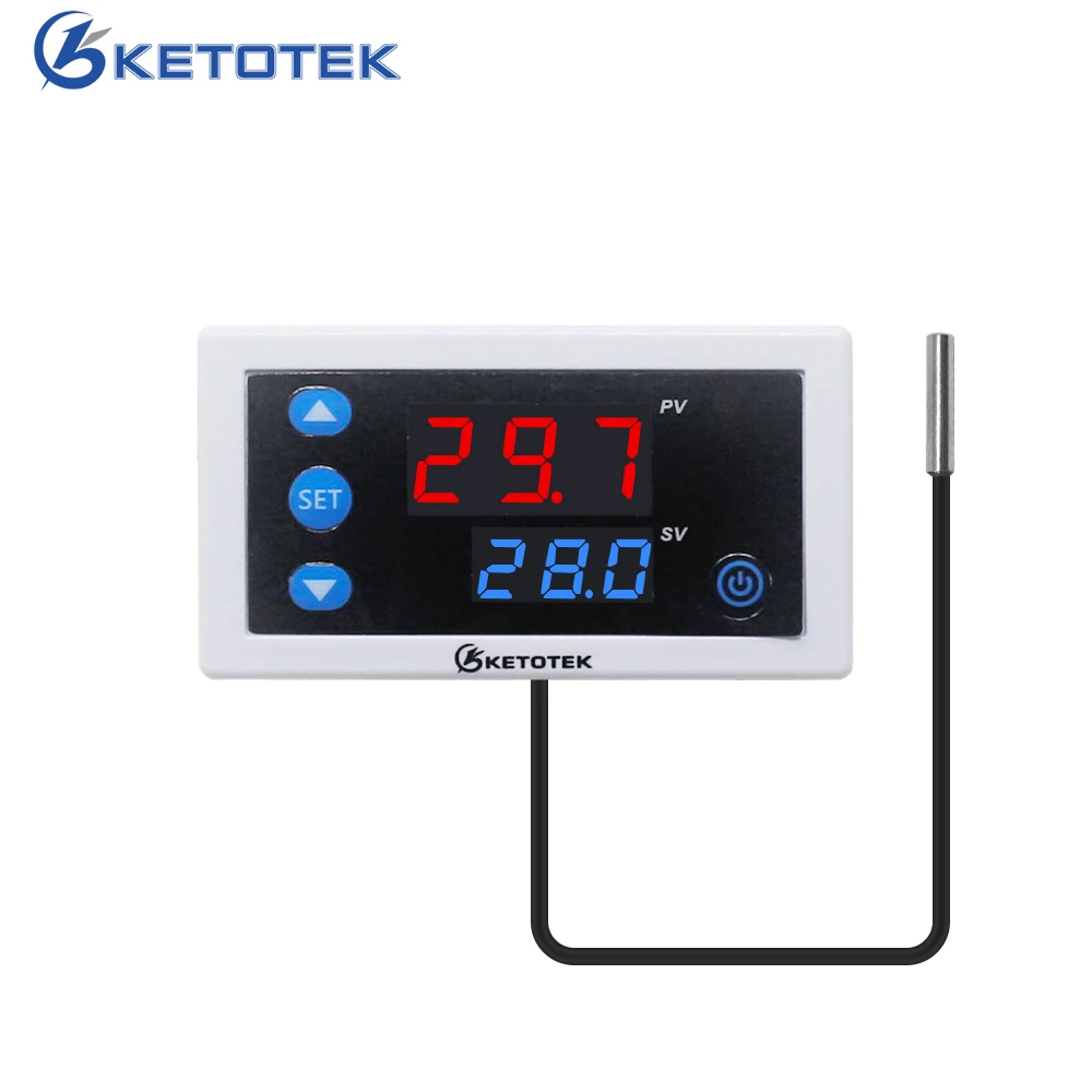 Цифровой регулятор температуры KT3003 55 ~ 120C нагрева/охлаждения 10 А релейный выход