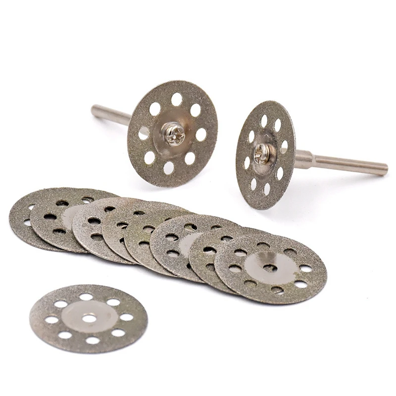

Accessories Diamond Grinding Wheel 10pcs Mini Circular Saw Cutting Disc Diamond Grinding Wheel Rotating Tool Emery Cutting Pie