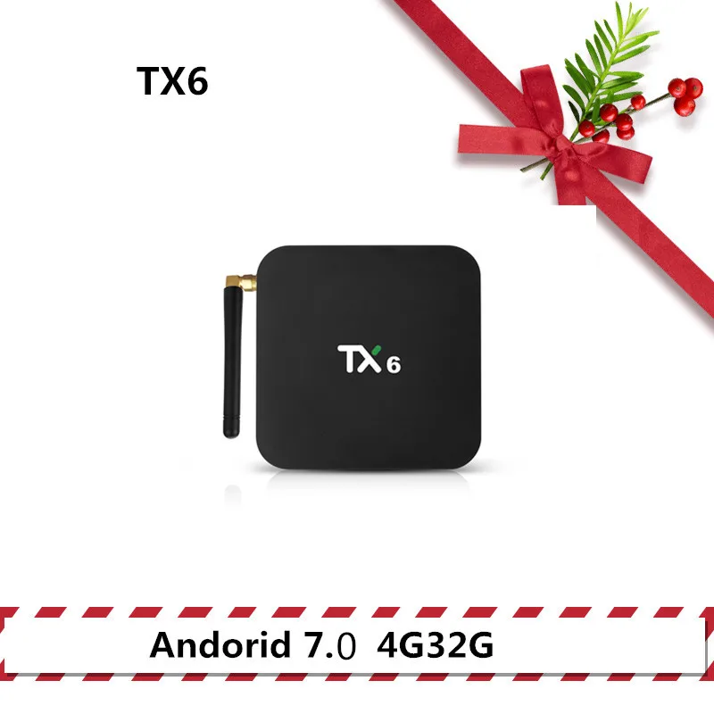 Tanix TX6 Android TV Box H6 4 ГБ DDR3 32 Гб EMMC 2 ГГц 5 WiFi BT4.1 поддержка 4K H.265 Bluetooth 0 WIFI 7 BOX|ТВ-приставки