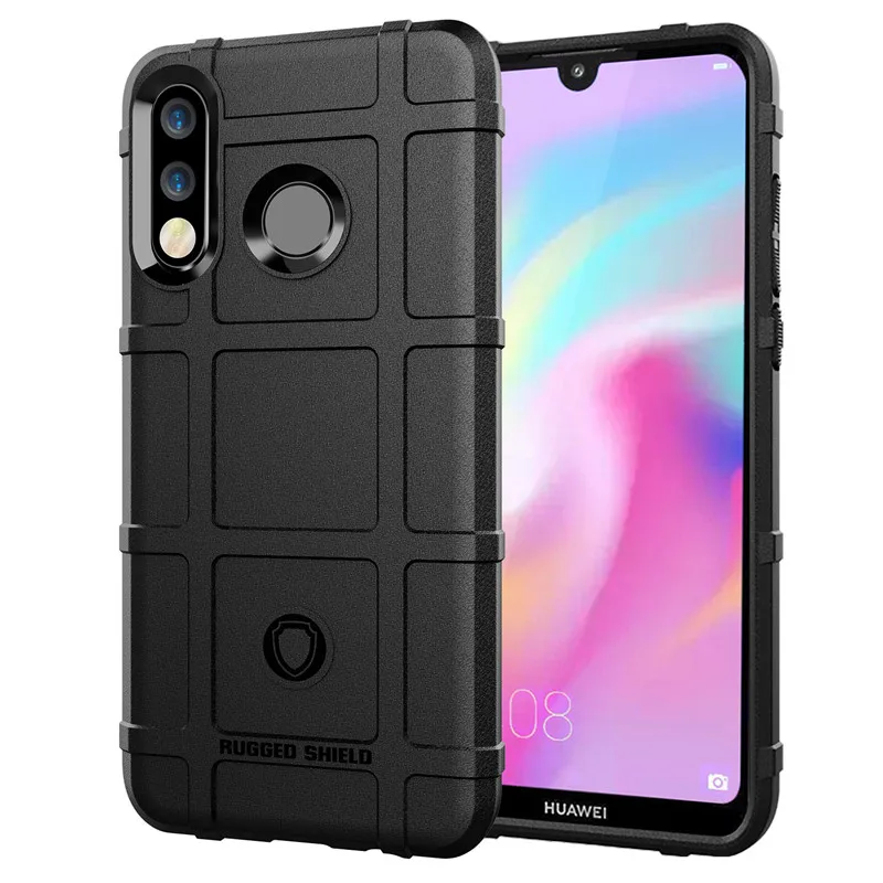 

Rugged Shield Airbag Case for Huawei P30 Pro P30Pro Matte Soft Silicone TPU Cover for Huawei P30 Lite Shockproof Case