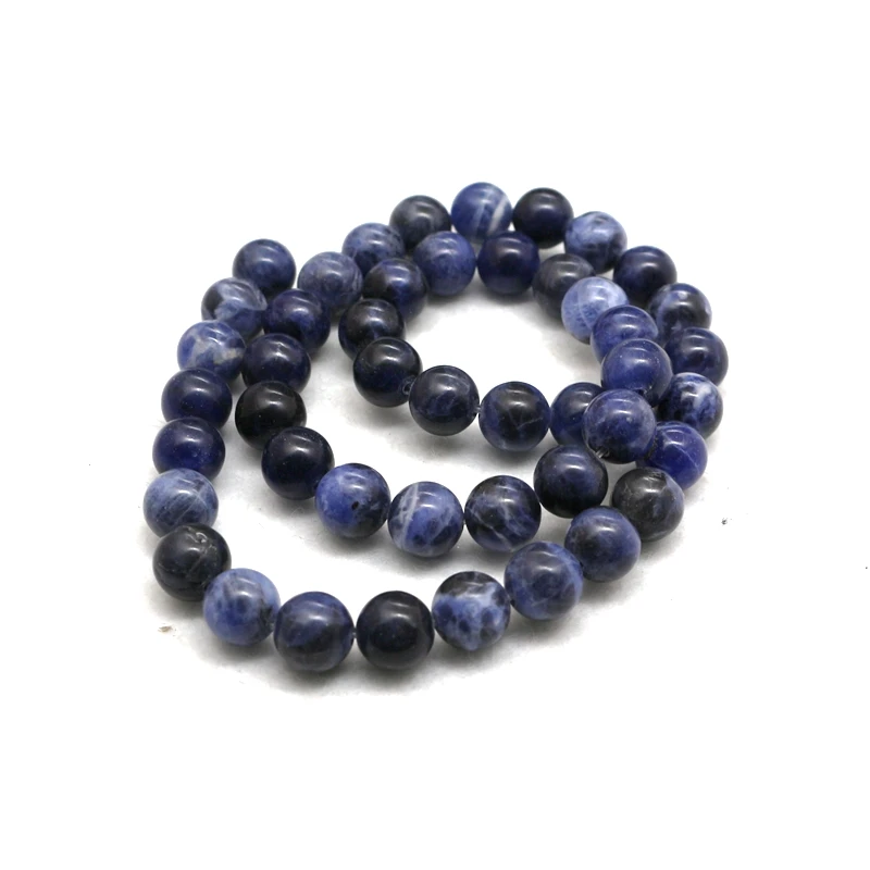 

4-12MM natural blue grain beads DIY material loose beads accessories