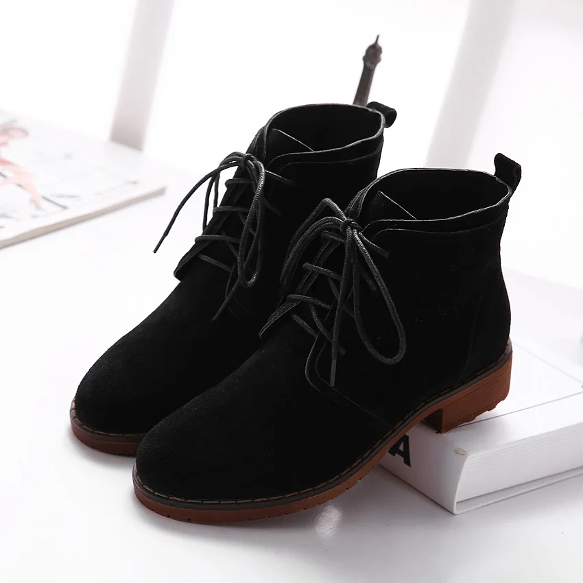 Botines piso con los zapatos planos del tobillo de arranque mujer  encantadora más nuevo 2015 tacones altos mujer botas casuales botines de  plataforma|boots thigh|booties ankle bootsboot accessories - AliExpress