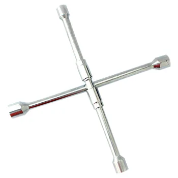 

Universal Folding 4-Way Wrench Cross Wrench Tire Removal Repair Tool 3.11