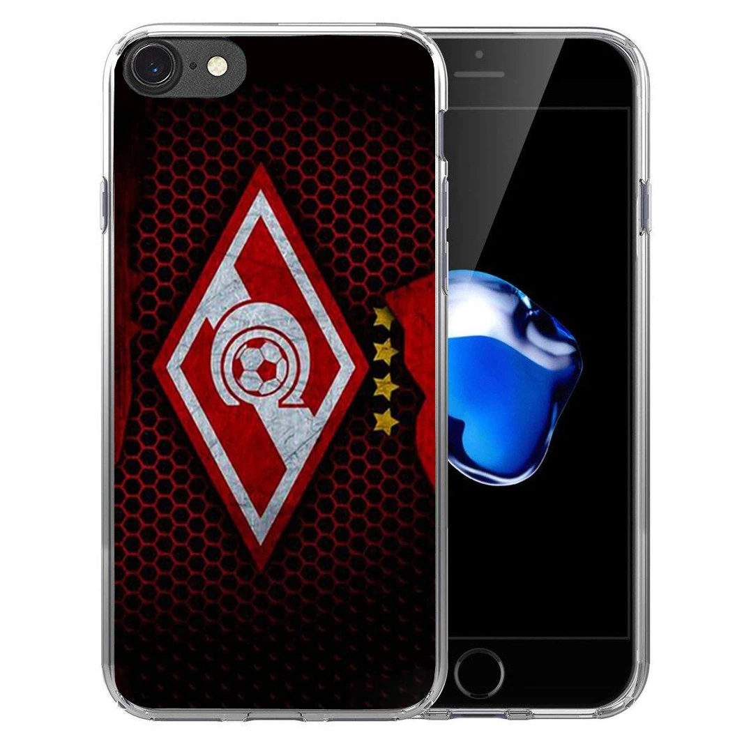 2018 Russian Moscow football poster Soft clear Silicone case Cover For iPhone X 8 7 7Plus 6 6S Plus 5 5S SE |