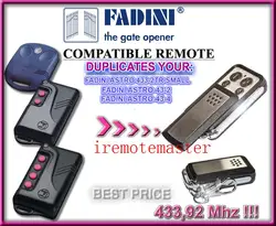 2 шт. для fadini Astro 433-2TR малый, ASTRO-43-2, ASTRO-43-4 пульт дистанционного управления фиксированный код Бесплатная доставка