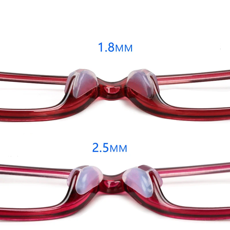 Полезная 2 пар/лот мягкая Нескользящая силиконовая носовая фиксирующая Накладка для очков очки солнцезащитные очки носовые упоры очки для чтения аксессуары