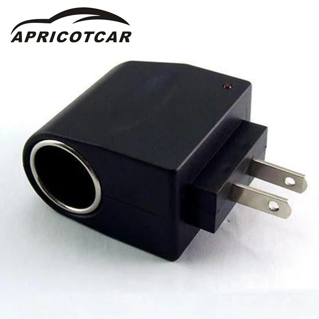 Car Cigarette Lighter Adapter Ac Wall Outlet Dc220v To 12v Car Cigarette Lighter Adapter Ac Wall Outlet Dc220v To 12v Converter Cd Home Convenient Security 2017 New