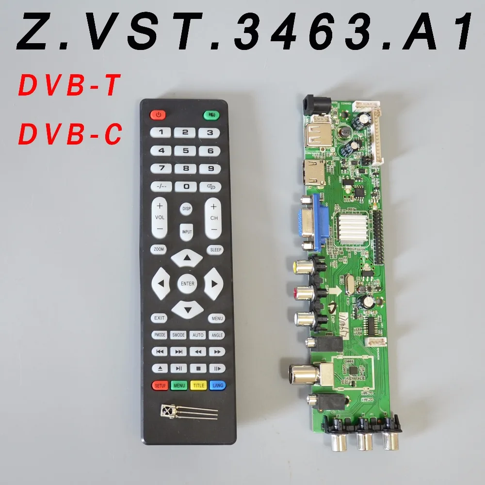 

Z.VST.3463.A1 V56 V59 Universal LCD Driver Board Support DVB-T2 Universal TV Board