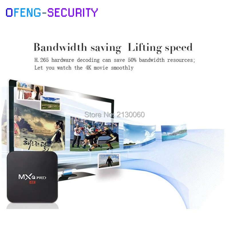 ТВ приставка MXQPRO 4K(905x) с bluetooth и стандартным Wi Fi 2 + 16 ГБ четырехъядерный процессор