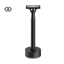 Г-н handx модные Для мужчин Безопасная бритва с 5 слойные лезвия интегрированный изгиб без пайки