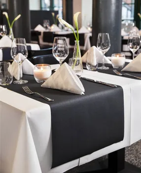 

40cm x 4.8m Table flag modern minimalist European fabric table mat table cloth set wedding Napkin placemat with free shipping