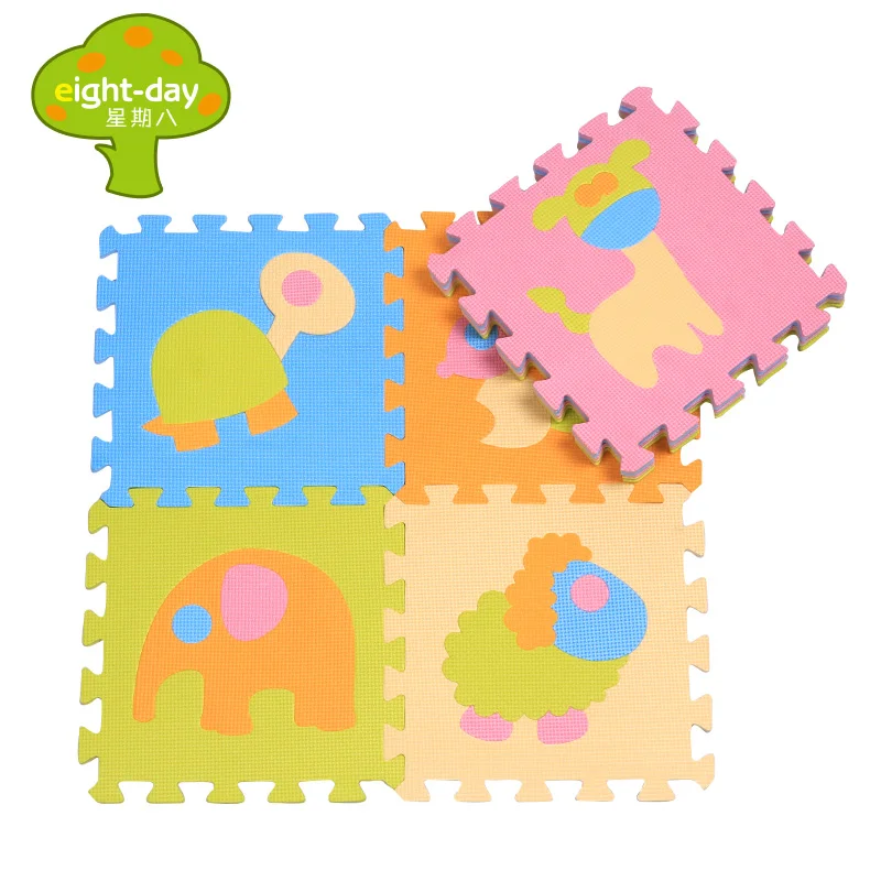 Animals Children Puzzle Mat Kindergarten Flooring Tile Mats Kids Play