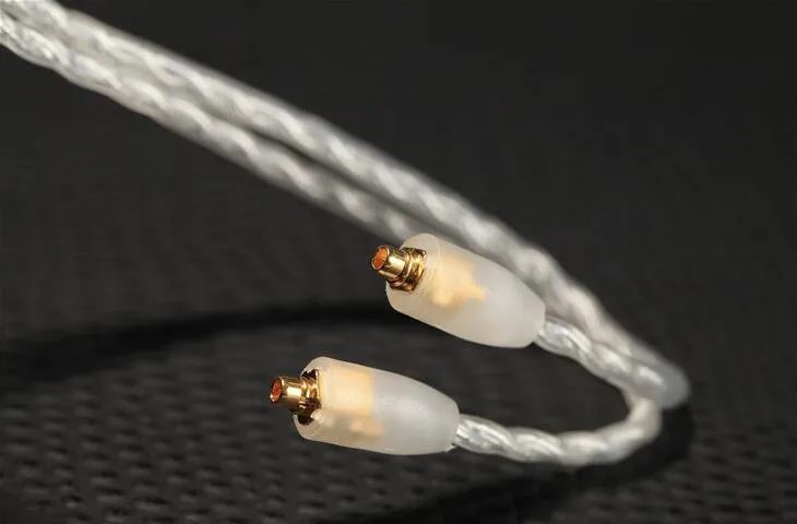 Pele a Granel Cabo para Faça Fone de Ouvido Único Cristal Cobre Prata Chapeado Você Mesmo Personalizado Shure Se215 - Se425 Se535 Ue900 5 Pçs 5n Occ 11 Cheap Cabos de energia